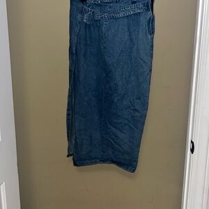 JLUXLABEL Blue Maxi Skirt